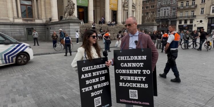 Belgian police arrest pro-life advocates for protesting child transgender procedures