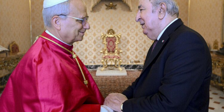 Pope Leo XIV meets Algerian president, discusses Church life and peacebuilding