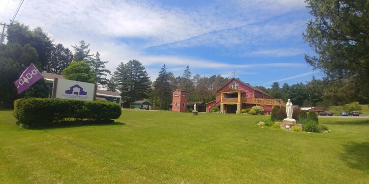 Saint Kateri Tekakwitha National Shrine in New York welcomes visitors to walk in her footsteps