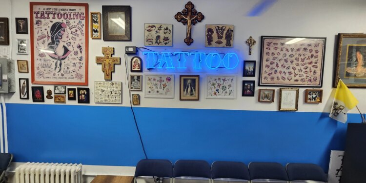 Tattoo shop in Times Square is a ‘ministry for the Miraculous Medal’