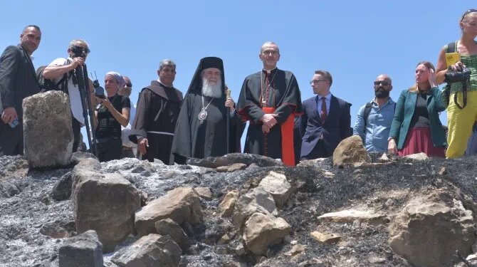 Jerusalem church heads visit Taybeh in the West Bank: Christians’ presence in the Holy Land is at risk