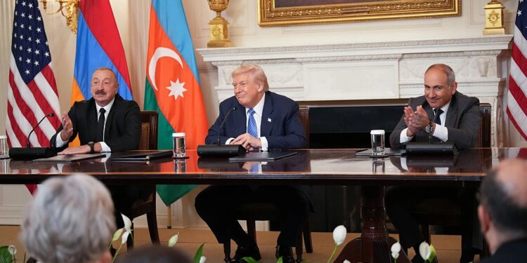 Armenian and Azerbaijan presidents sign historic peace deal at White House
