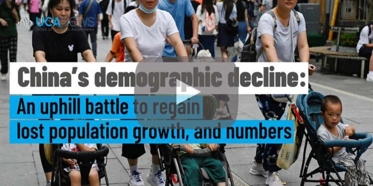 China rolls out subsidies for childbirth in a bid to arrest declining population