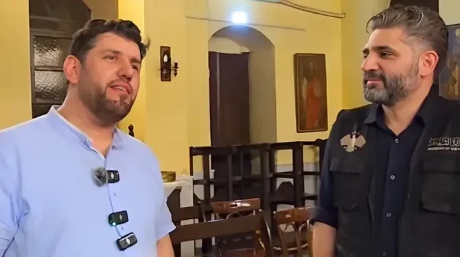 Syrian minister of culture sparks controversy with Islamic chant in Orthodox church