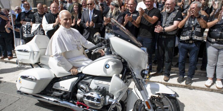Jesus Bikers rev up support for charity with motorcycle for Pope Leo XIV