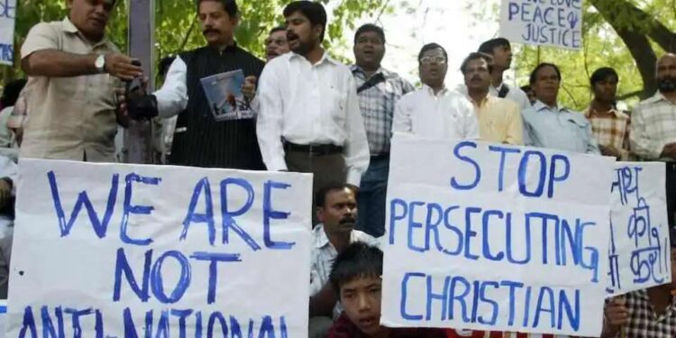 Rights groups protest Indian state's new anti-conversion bill