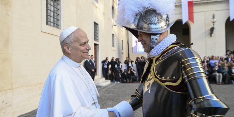 Pope Leo XIV attends swearing-in of Swiss Guard, first for a pope in nearly 60 years