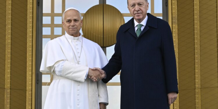 Pope Leo denounces ‘might is right’ in address to Turkish authorities