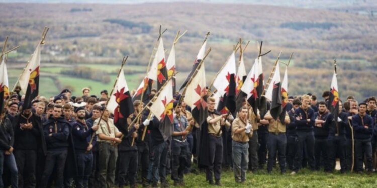 Thousands of European scouts make pilgrimage to France