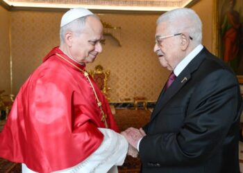 Pope Leo meets Palestinian President Abbas, discuss urgent need for Gaza aid, two-state solution