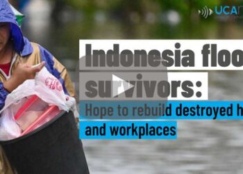 Indonesia flood survivors express hope to rebuild destroyed houses, workshops