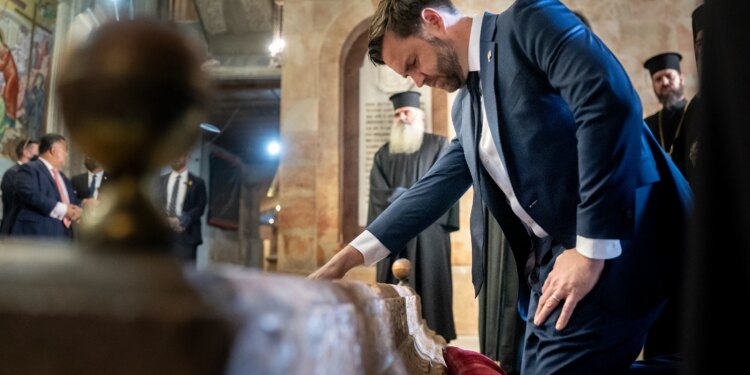 U.S. Vice President JD Vance attends Mass at Jerusalem’s Church of the Holy Sepulchre 