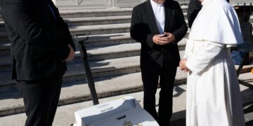 Pope Leo XIV receives custom electric lawn mower from Czech Republic for Vatican Gardens and Castel Gandolfo
